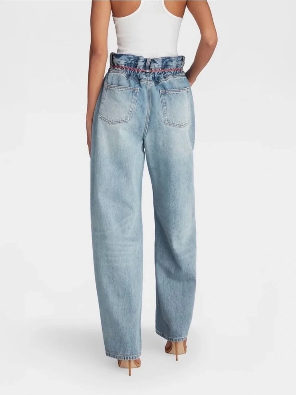 KBB High-Rise Barrel Leg Jeans - NWT